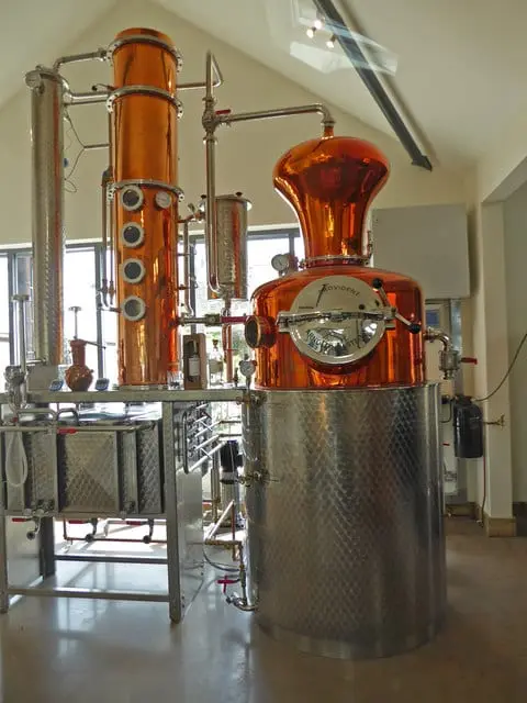 Photo of Salcombe Gin Distillery, a distillery in Devon, south west England.