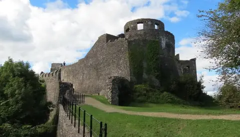 Photo of Castell Dinefwr, a ruined castle near Llandeilo, Carmarthenshire, south west Wales.