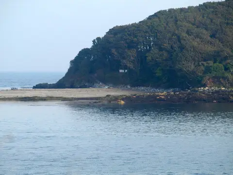 Photo of Looe Island, an island in Cornwall, south west England.