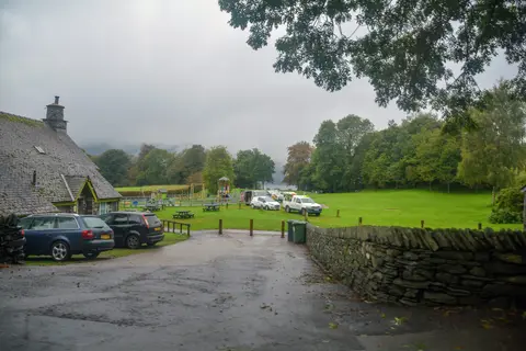 Photo of Windermere, Rayrigg Meadow, a swimming spot in the Lake District, Cumbria, north west England.