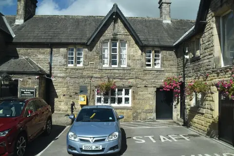 Photo of The Station Hotel, a pub near Birstwith, North Yorkshire, northern England.