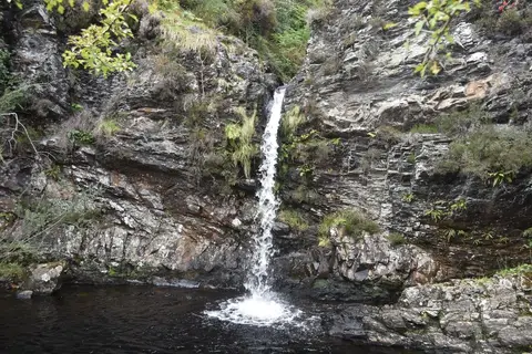 Photo of Grey Mare's Tail (Talnotry), a waterfall near Newton Stewart, Dumfries and Galloway, southern Scotland.