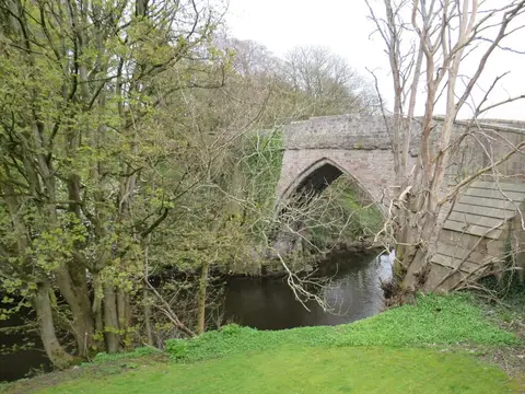 Photo: Bridge of Balgownie, a viewpoint in Aberdeen, north east Scotland.