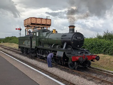 Photo of West Somerset Railway, a visitor attraction near Crowcombe, Somerset, south west England.