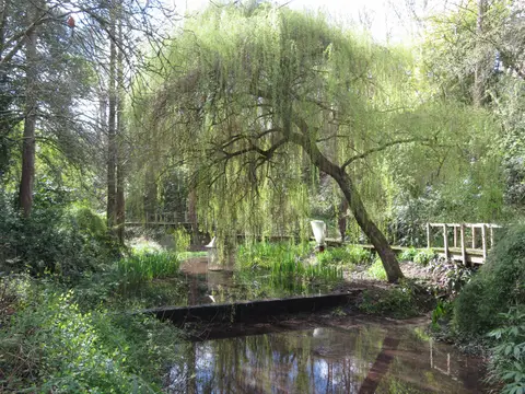 Photo of The Lyde Garden, a garden near Bledlow, Buckinghamshire, south east England.