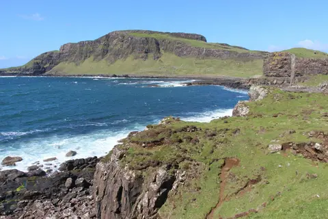 Photo of the Isle of Muck, an island in Highland, the Scottish Highlands and Islands.