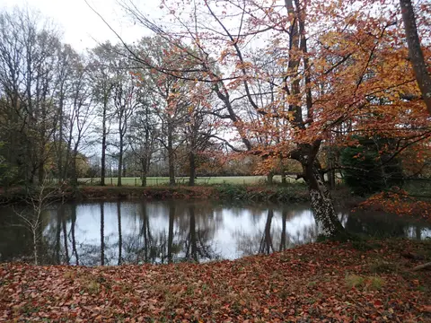 Photo of Sprivers, a house & garden near Goudhurst in the High Weald, Kent, south east England.
