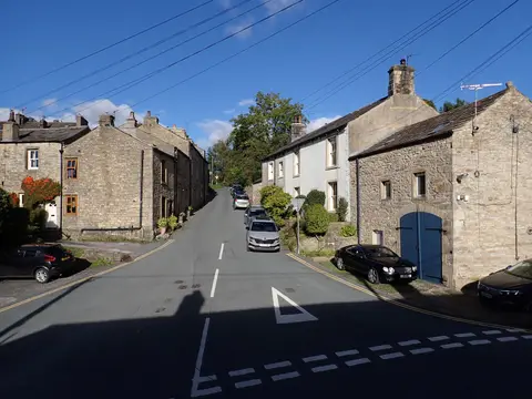 Photo of Giggleswick, a village in North Yorkshire, northern England.
