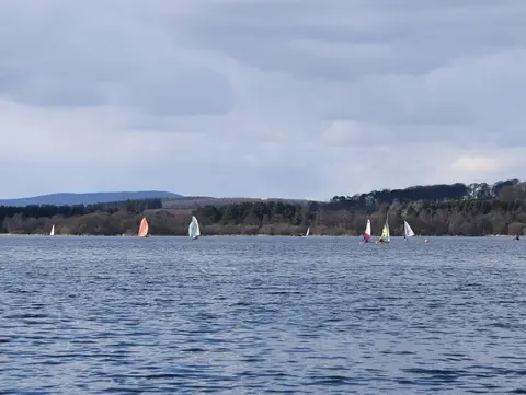 Photo of Loch of Skene, a loch near Kintore, Aberdeenshire, north east Scotland.