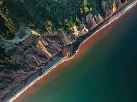 Photo of Sidmouth, a village in Devon, south west England.