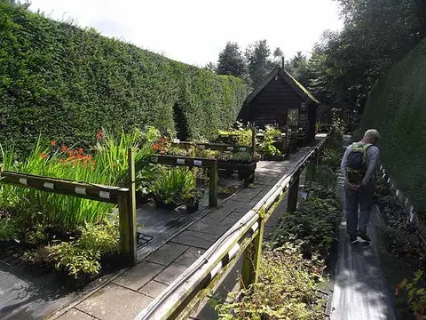 Photo of Bide-a-Wee Cottage Garden, a garden near Netherwitton, Northumberland, north east England.