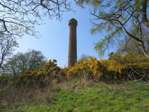 Photo: Hopetoun Monument, a viewpoint near Haddington, East Lothian, central Scotland.