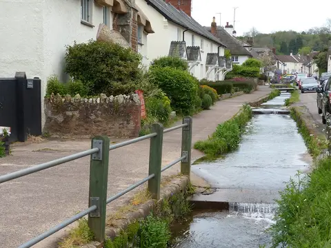 Photo of Otterton, a village in Devon, south west England.