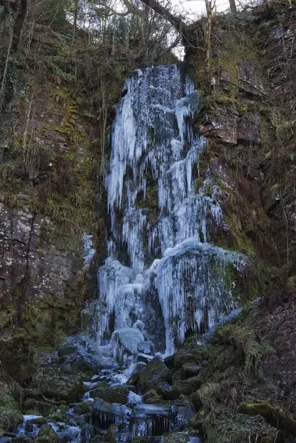 Photo of Melincourt Falls, a waterfall near Resolven, Neath Port Talbot, south west Wales.