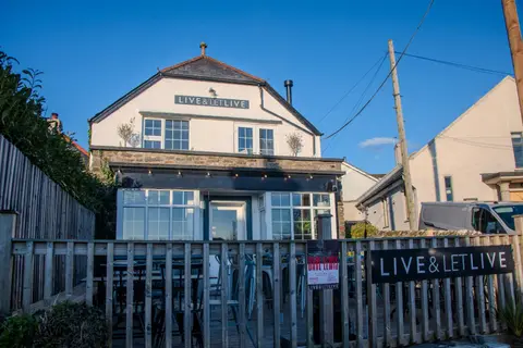 Photo of Live and Let Live, a pub near Landscove, Devon, south west England.