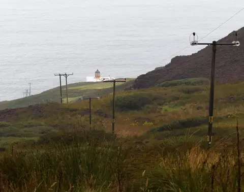 Photo of Mull of Kintyre Lighthouse, a lighthouse near Southend, Argyll and Bute, the Scottish Highlands and Islands.