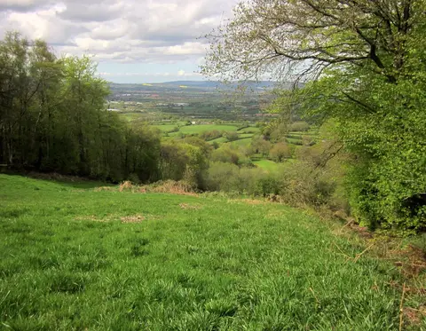 Photo of the Blackdown Hills, a National Landscape in south west England.