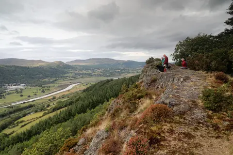 Photo of Cadair Ifan Goch, a country estate near Trefriw, Conwy, north Wales.