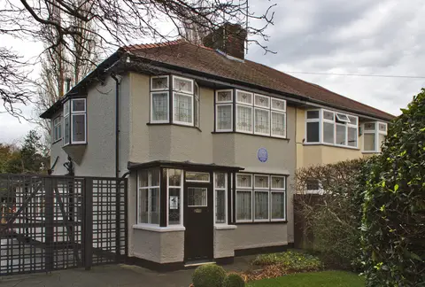 Photo of Mendips, a house & garden near Liverpool, Merseyside, north west England.