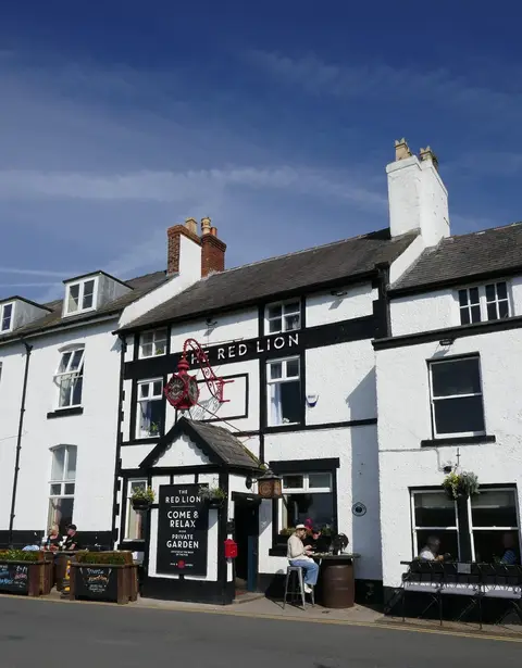 Photo of Parkgate, a village in Cheshire, north west England.