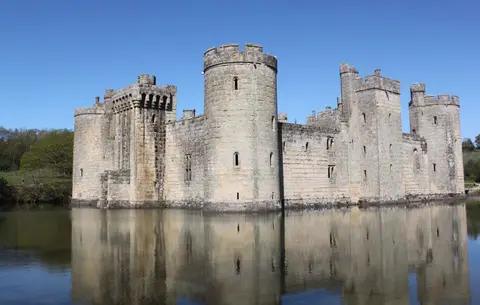Photo of Bodiam, a village in the High Weald, East Sussex, south east England.