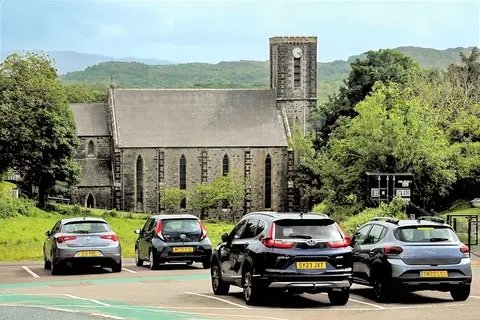 Photo of St Maelrubha's Church, Arisaig, a church in Highland, the Scottish Highlands and Islands.