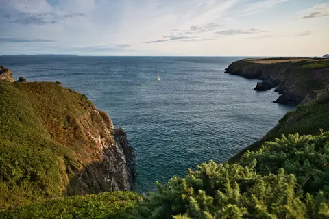 Photo of the Pembrokeshire Coast, a National Park in Pembrokeshire, south west Wales.